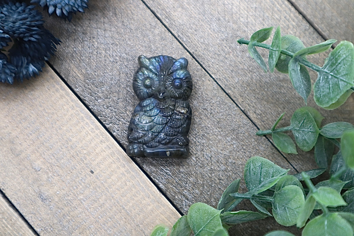 Labradorite Owl