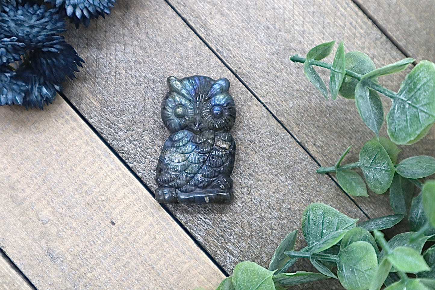 Labradorite Owl