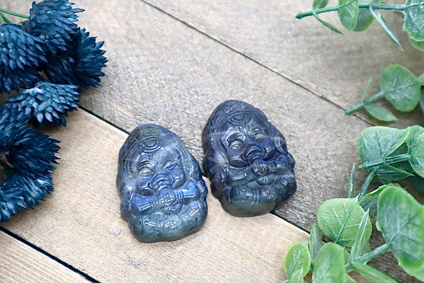 Labradorite Baby Ganesha
