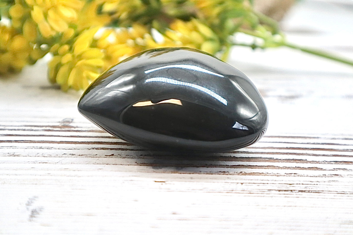 Rainbow Obsidian Heart