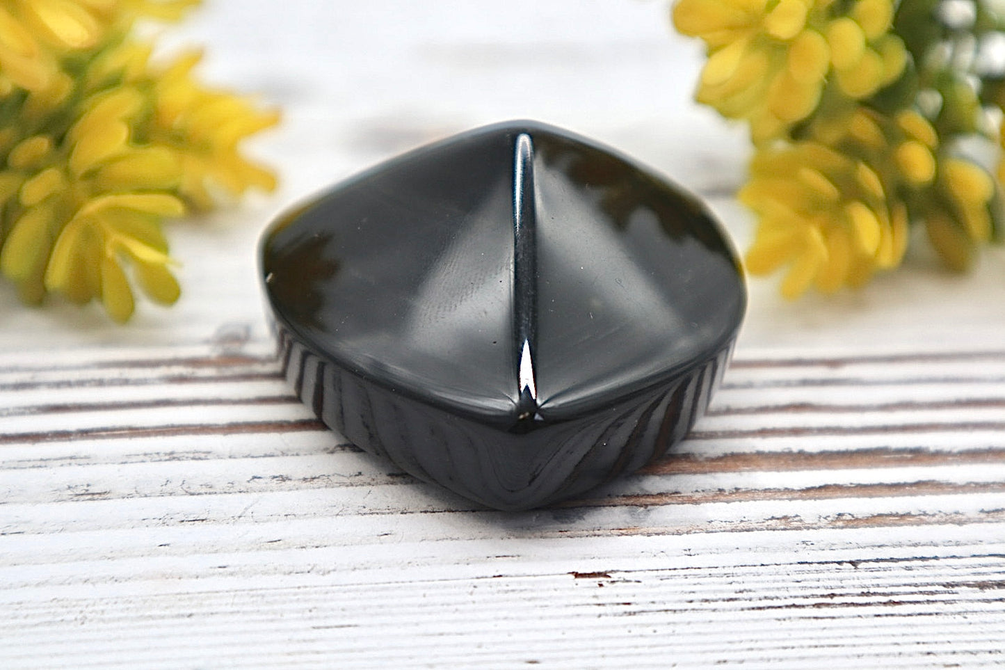 Rainbow Obsidian Heart