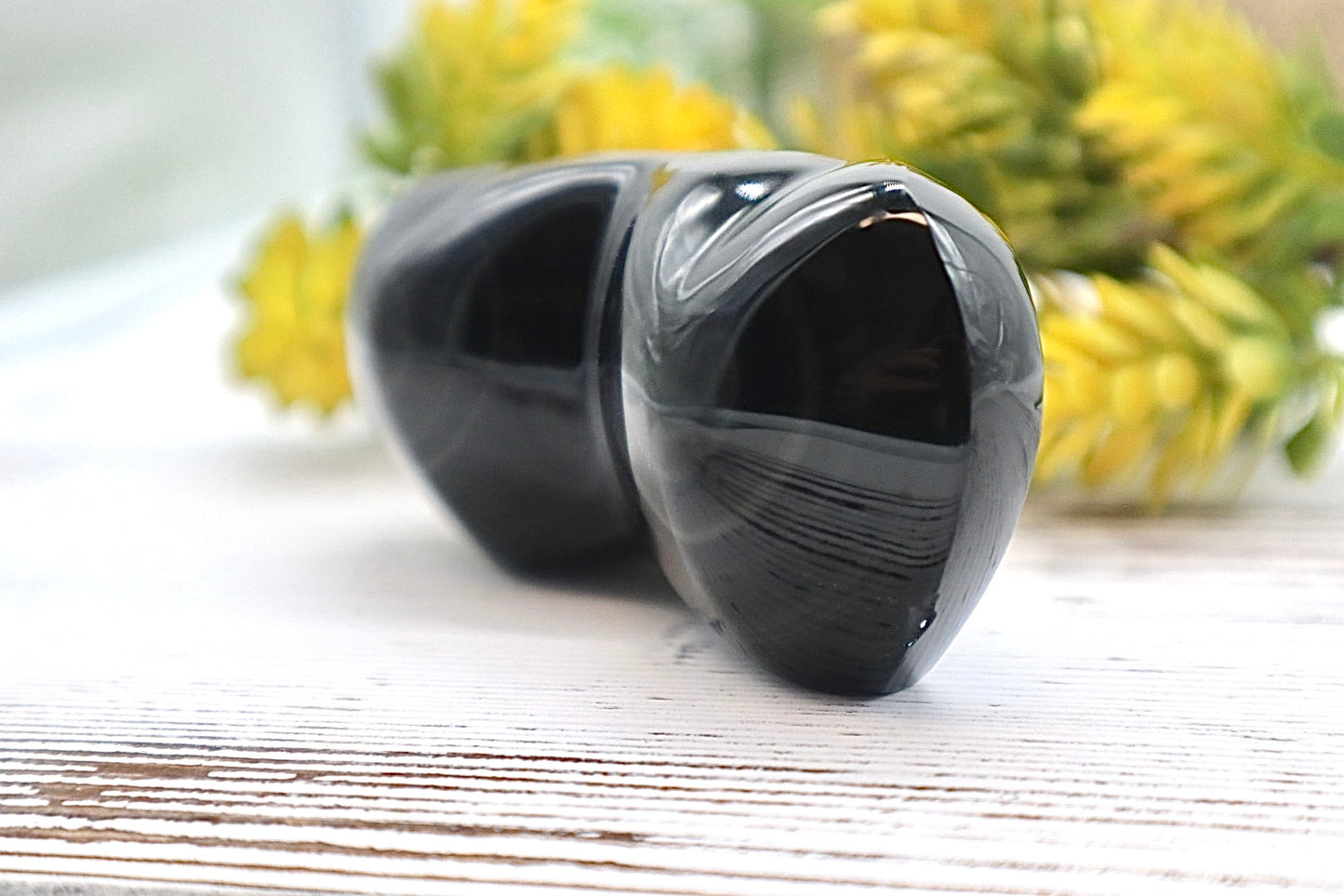 Rainbow Obsidian Double Heart