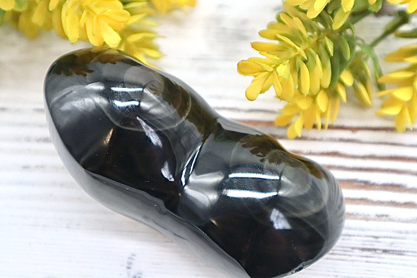 Rainbow Obsidian Double Heart