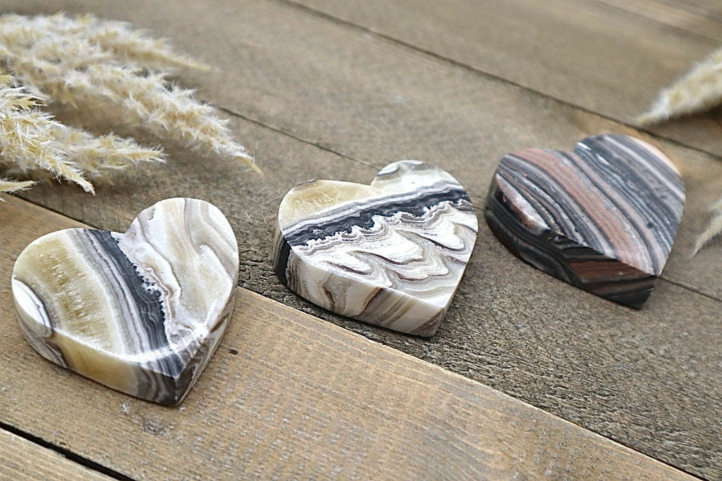 Banded Onyx Heart