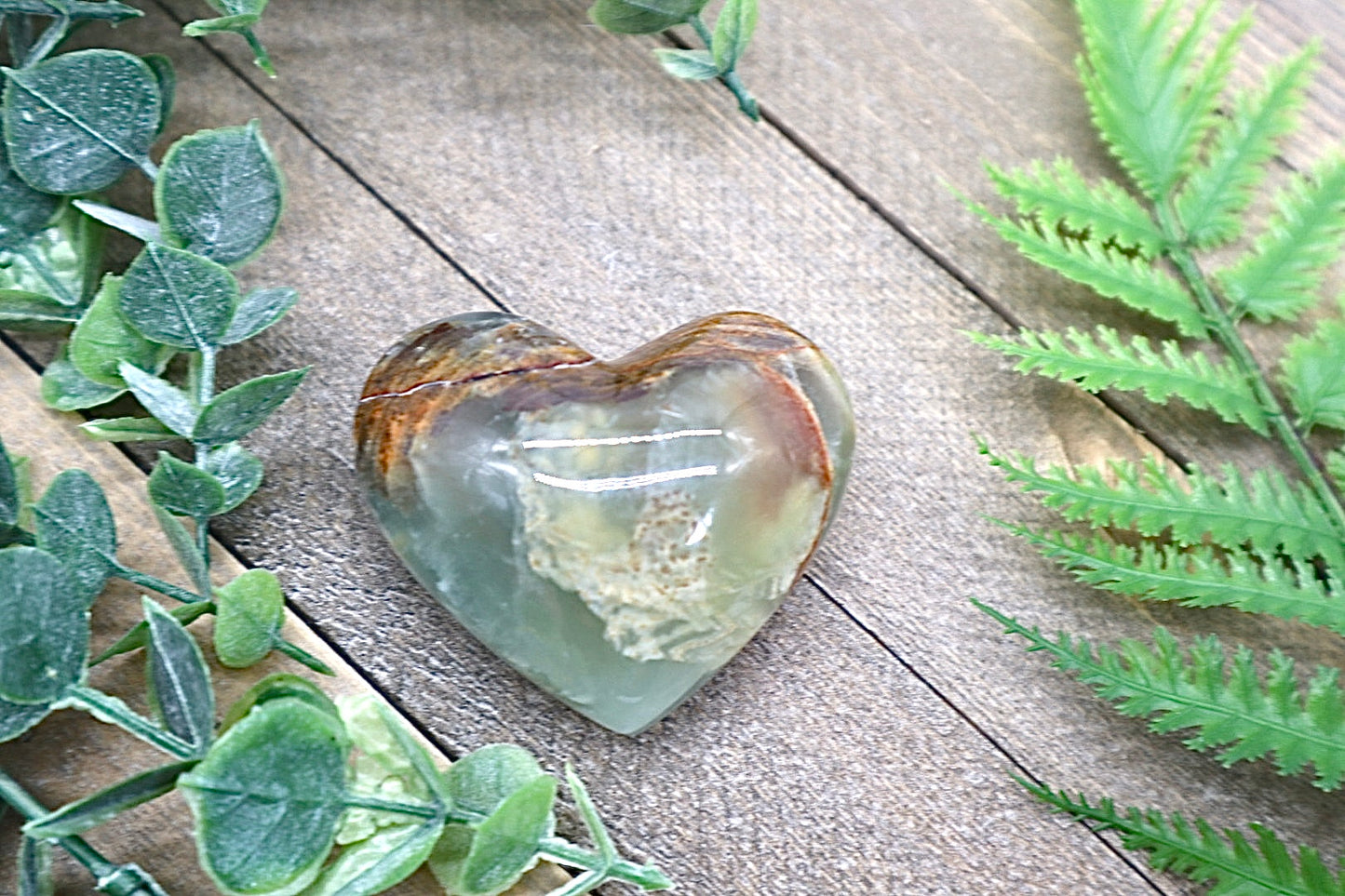 Blue Onyx Heart