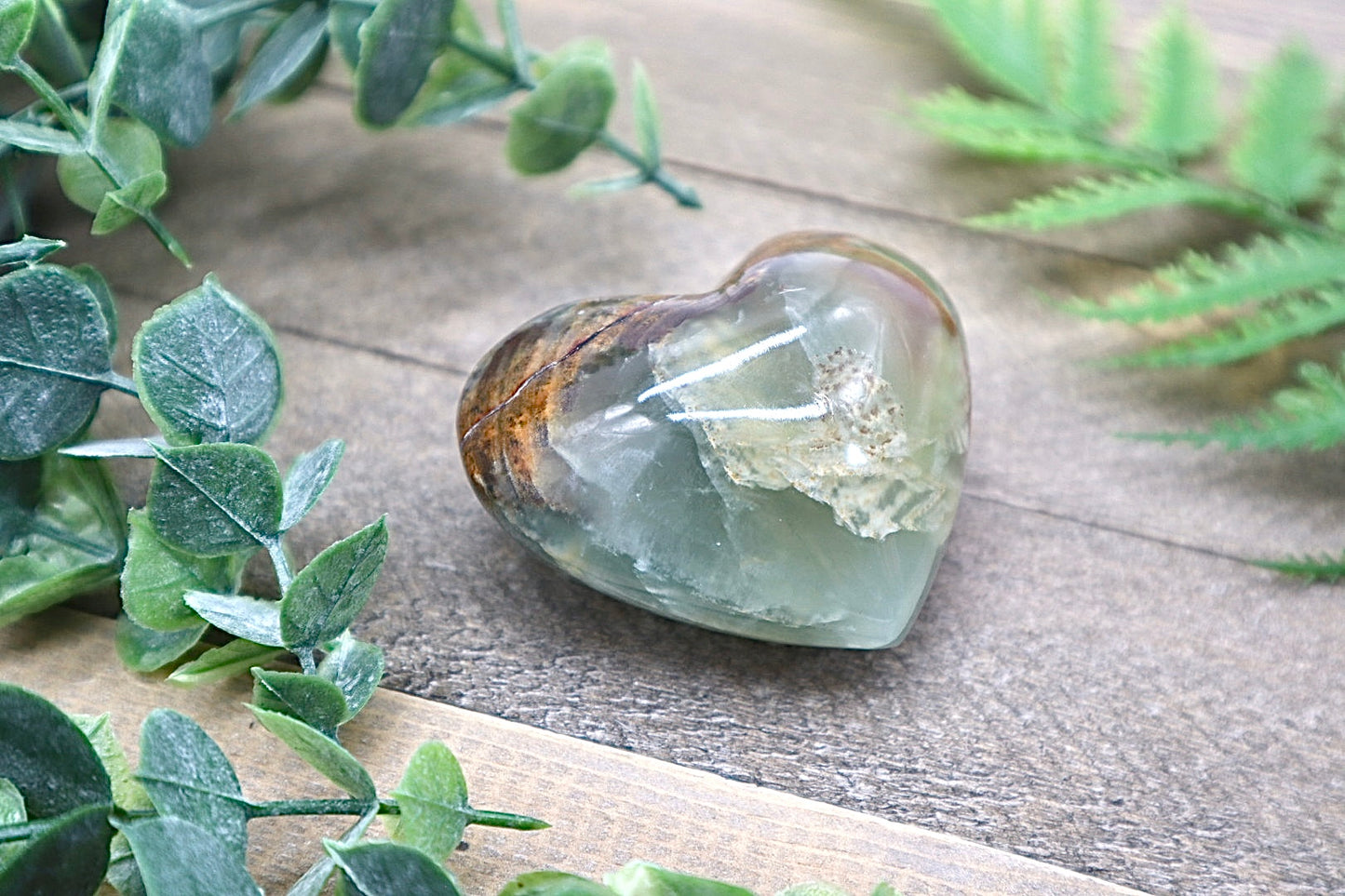 Blue Onyx Heart
