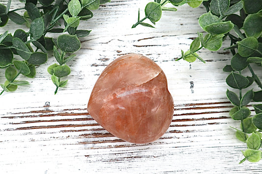 Hematoid Quartz Heart