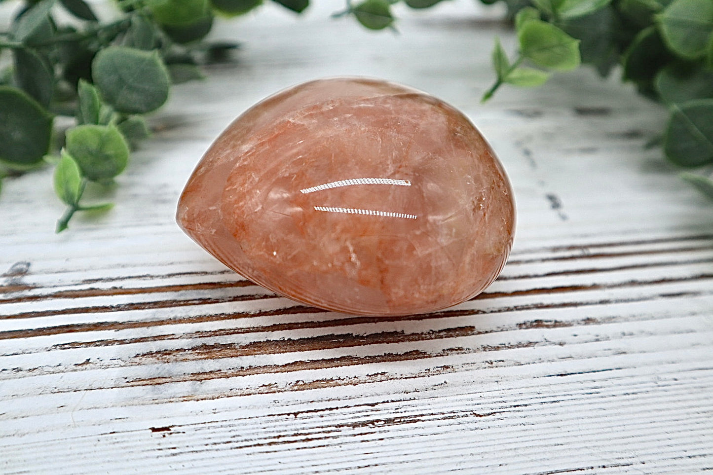 Hematoid Quartz Heart