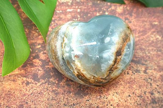Blue Onyx Heart