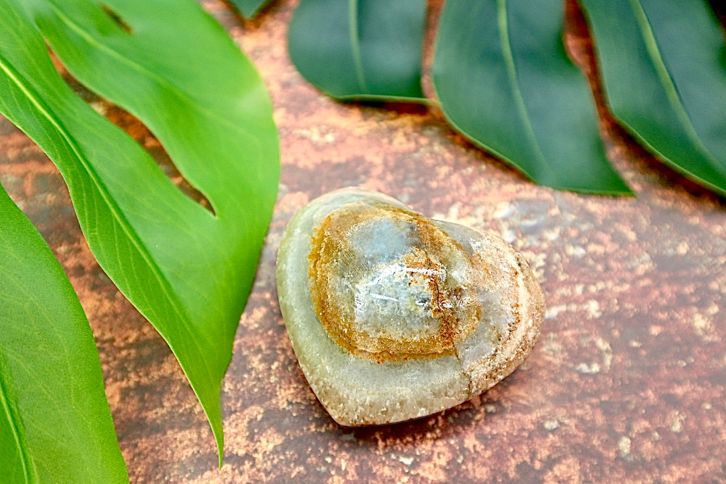 Blue Onyx Heart