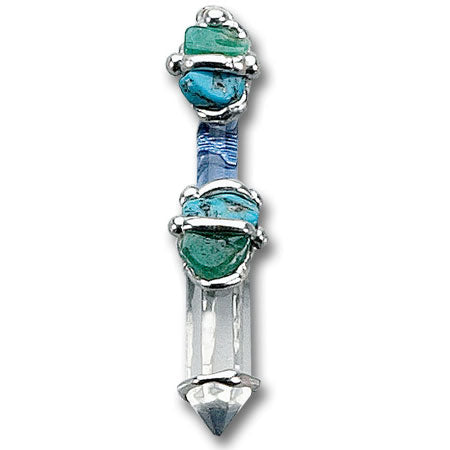 Gemini Baby Wand Pendant MAY 21 - JUNE 21