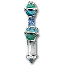 Gemini Baby Wand Pendant MAY 21 - JUNE 21