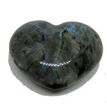 Labradorite Heart