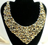 Faceted Citrine Necklace w/Earrings