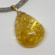 Lemon Amber Necklace